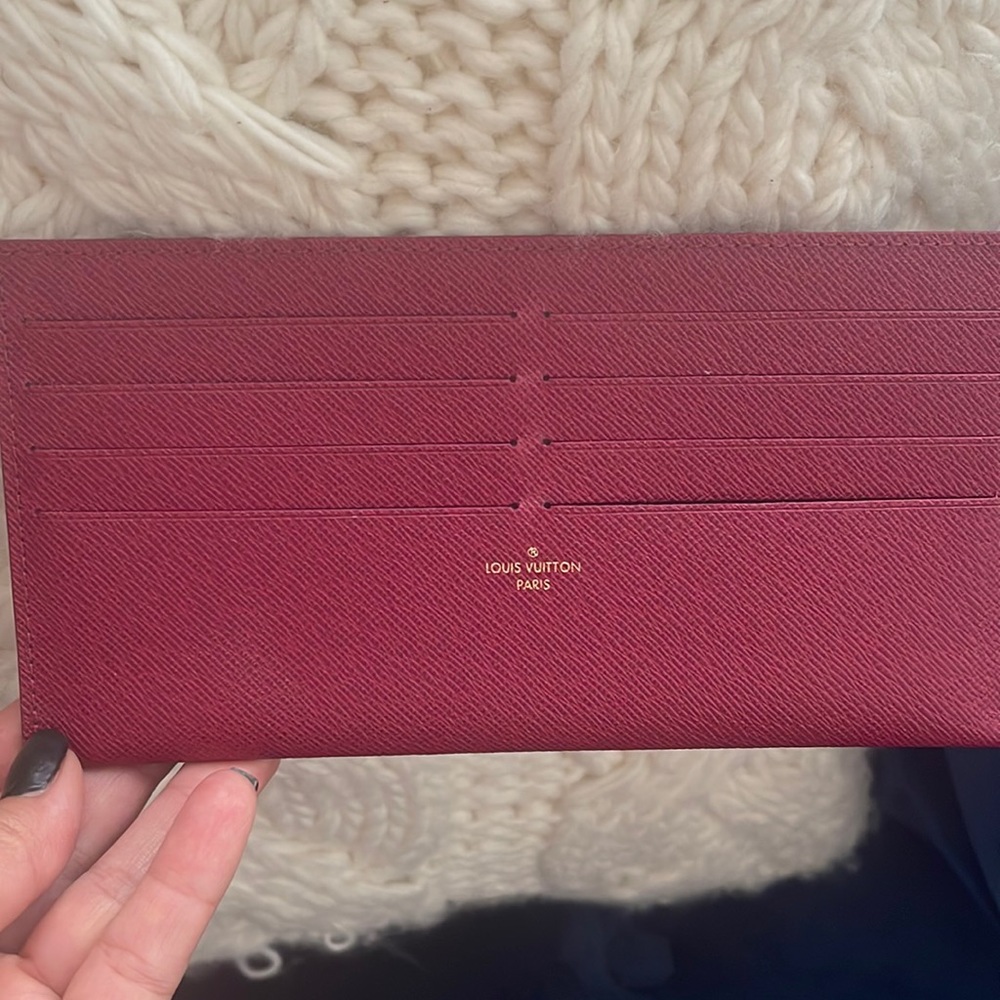 Louis Vuitton Felicia insert card holder in Burgundy